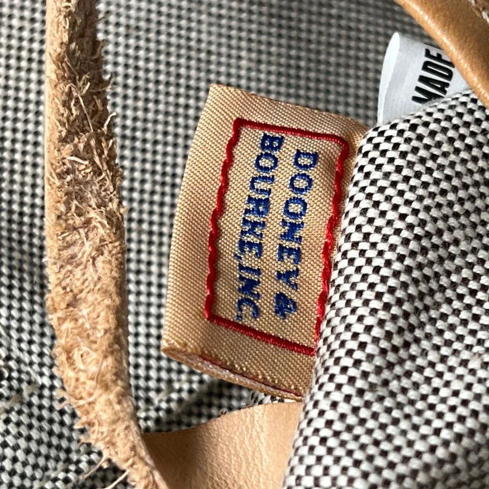 Dooney & Bourke Monogram Canvas Tote Bag and Matching Wristlet Blue Tan